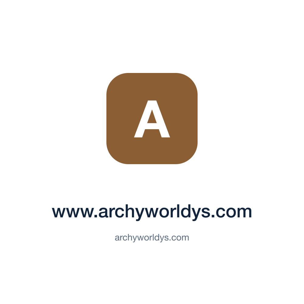 www.archyworldys.com