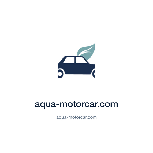 aqua-motorcar.com — aqua-motorcar.com press release placement