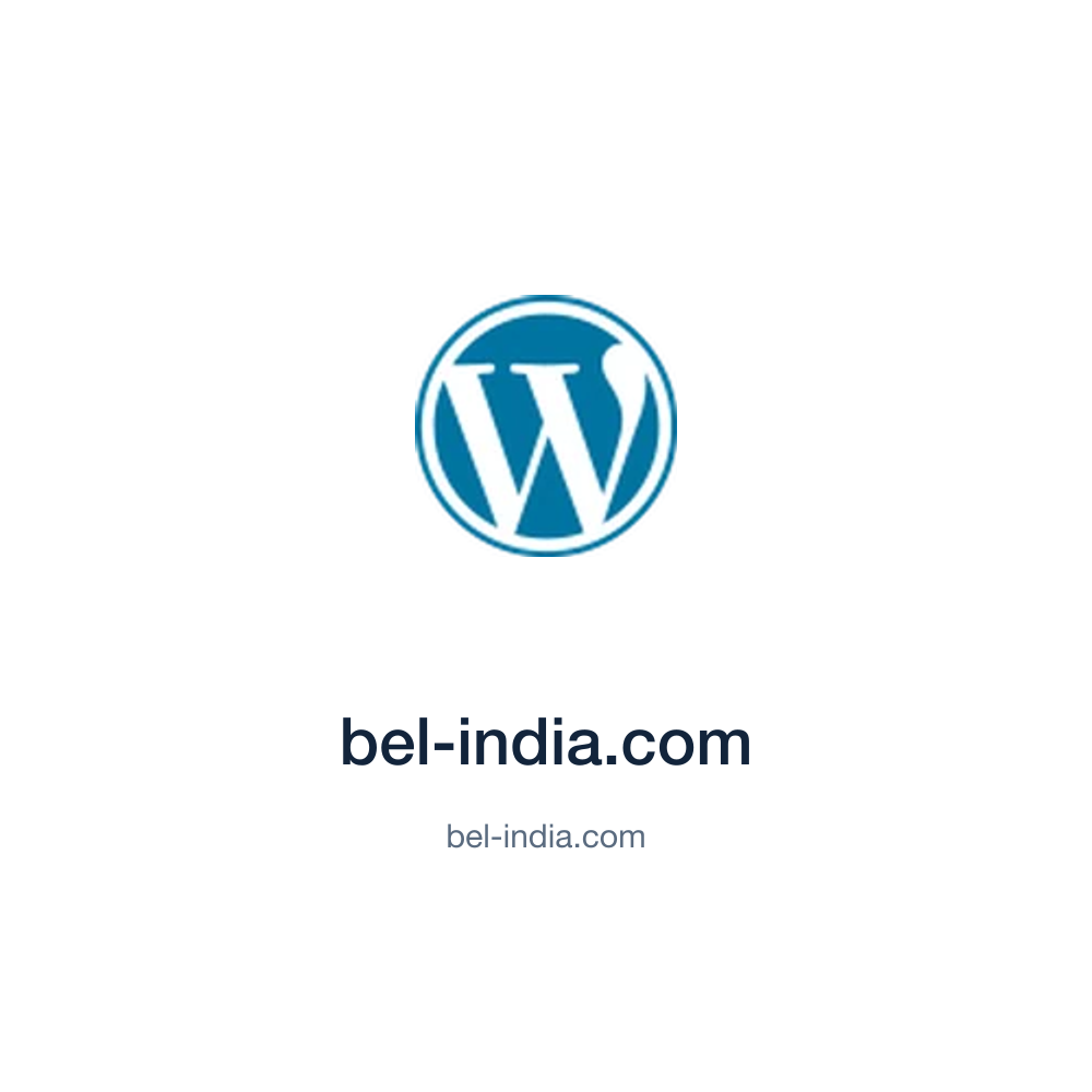 bel-india.com — bel-india.com press release placement