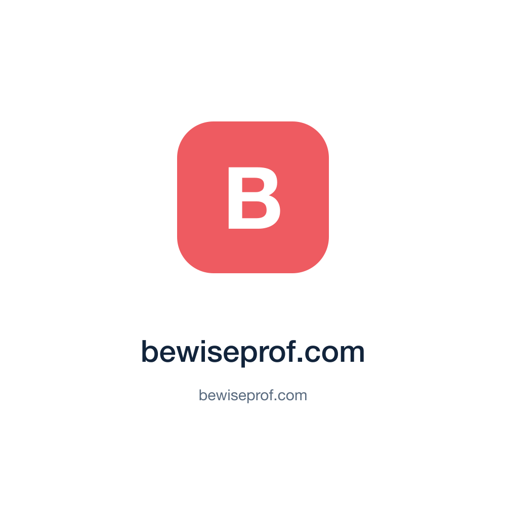 bewiseprof.com — bewiseprof.com press release placement