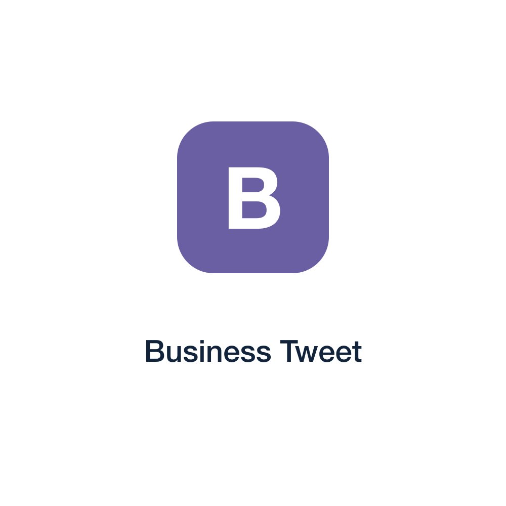 Business Tweet press release placement