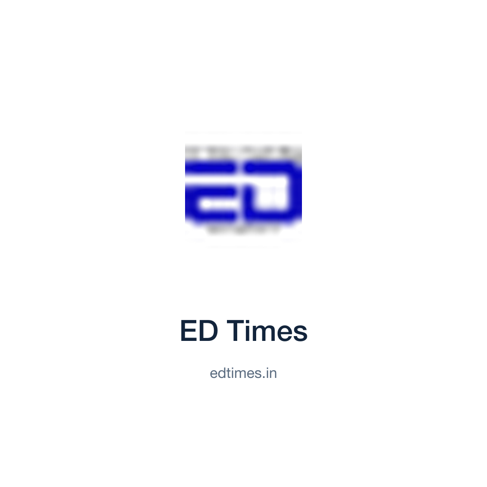 ED Times — edtimes.in press release placement