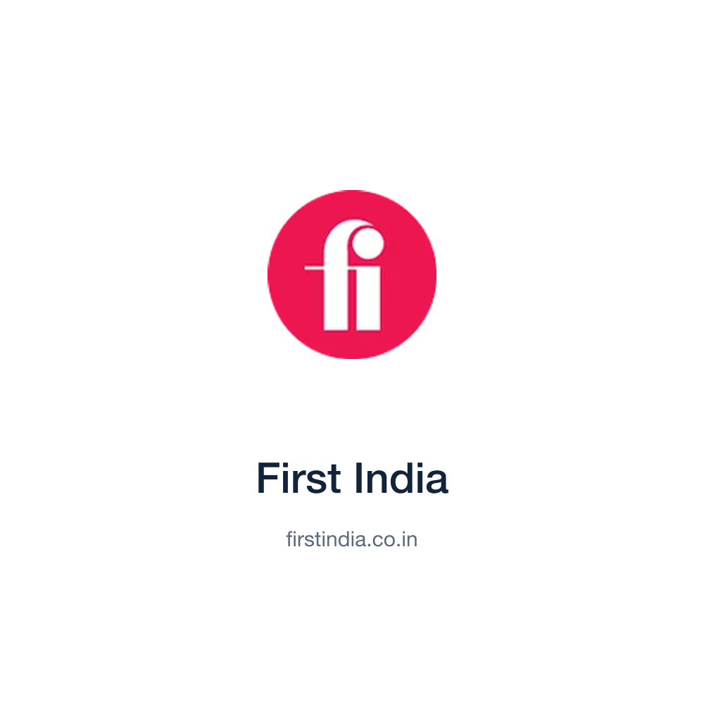 First India — firstindia.co.in press release placement