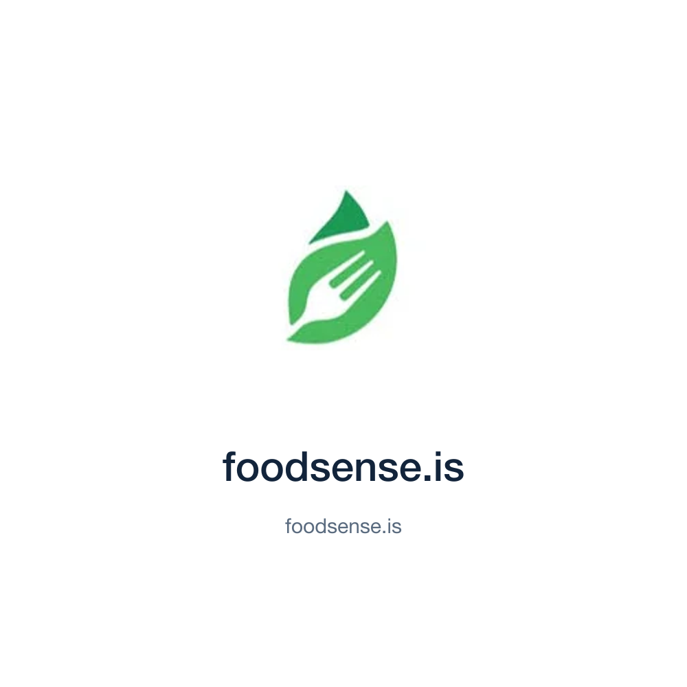 foodsense.is — foodsense.is press release placement