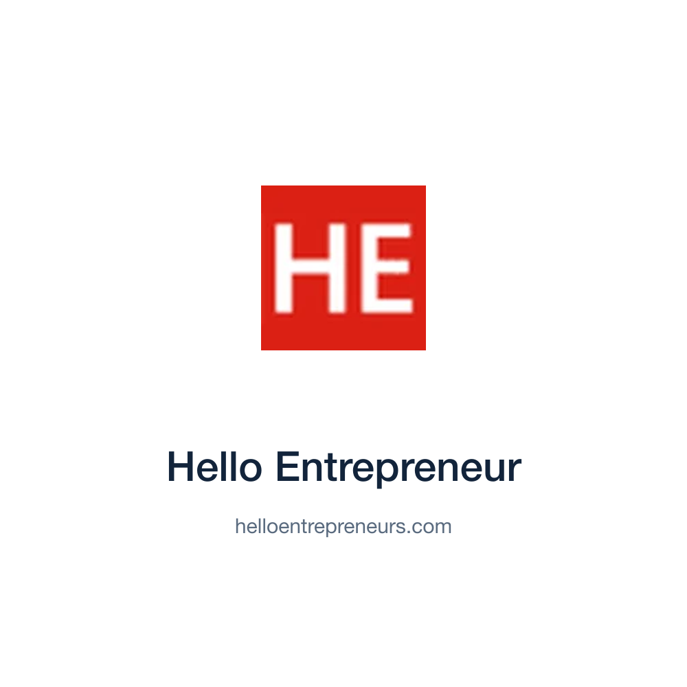 Hello Entrepreneur — helloentrepreneurs.com press release placement