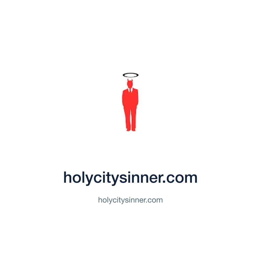 holycitysinner.com — holycitysinner.com press release placement