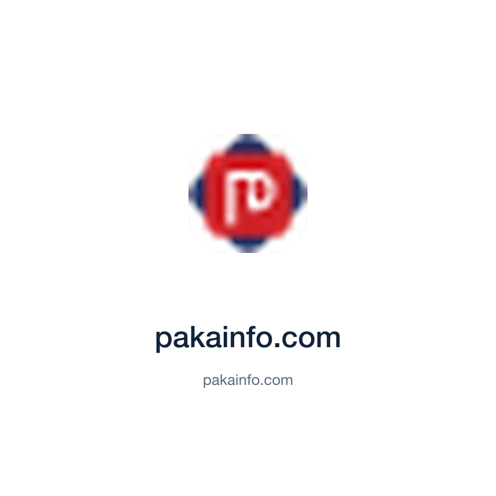 pakainfo.com — pakainfo.com press release placement