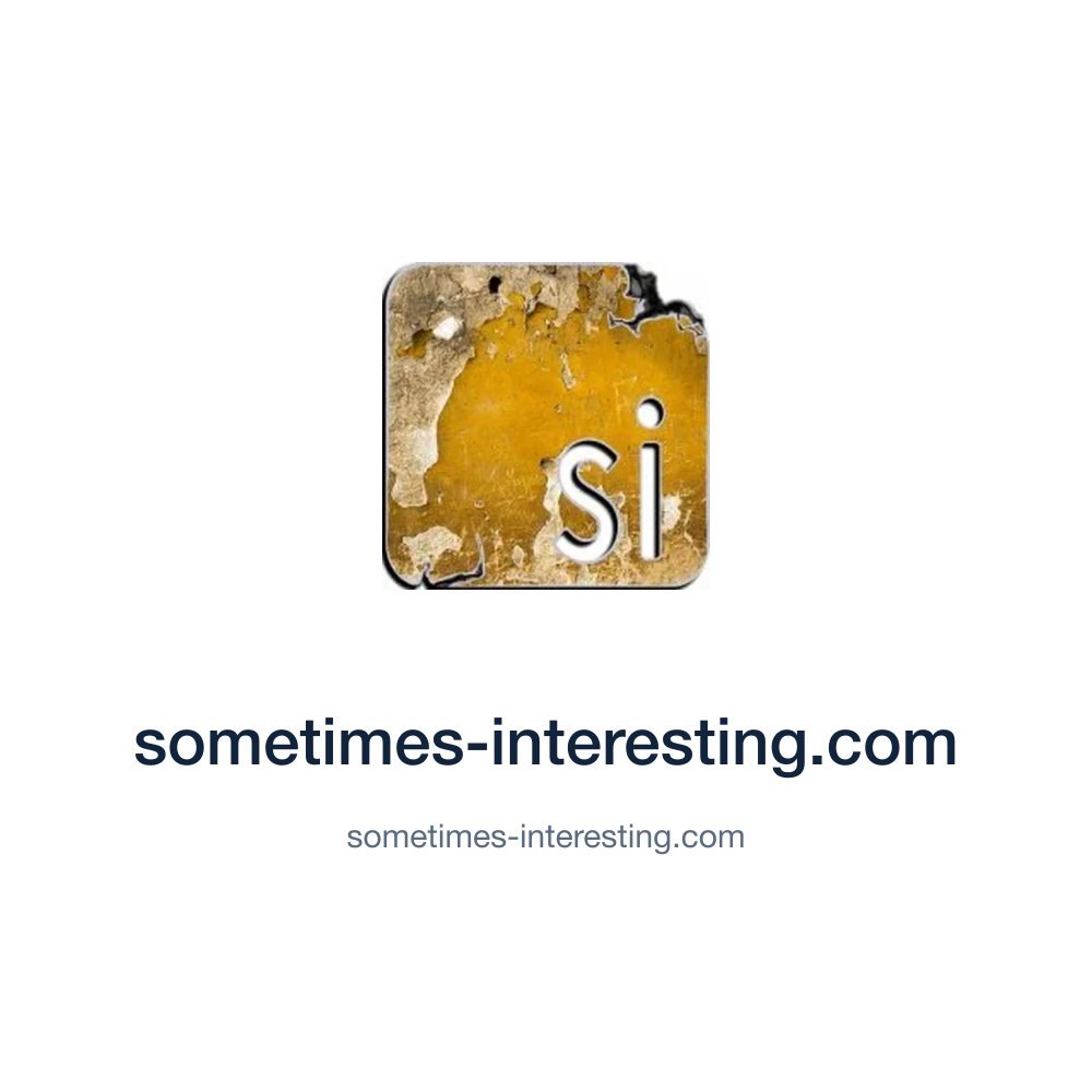 sometimes-interesting.com — sometimes-interesting.com press release placement