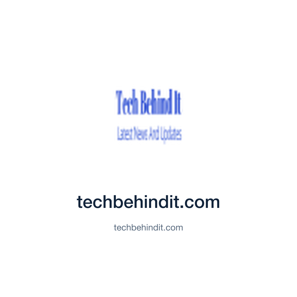 techbehindit.com — techbehindit.com press release placement