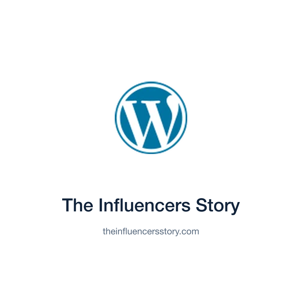 The Influencers Story — theinfluencersstory.com press release placement