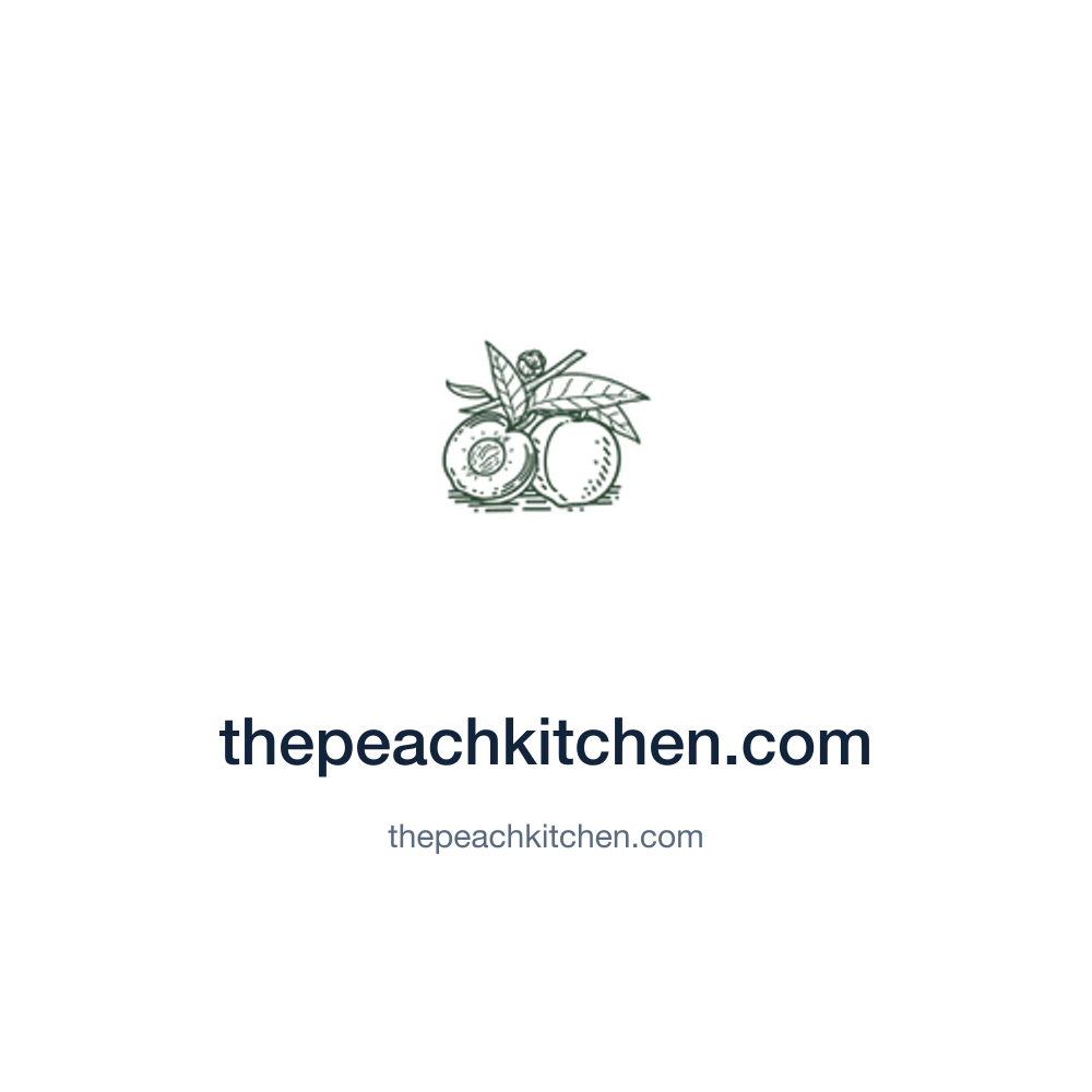 thepeachkitchen.com — thepeachkitchen.com press release placement
