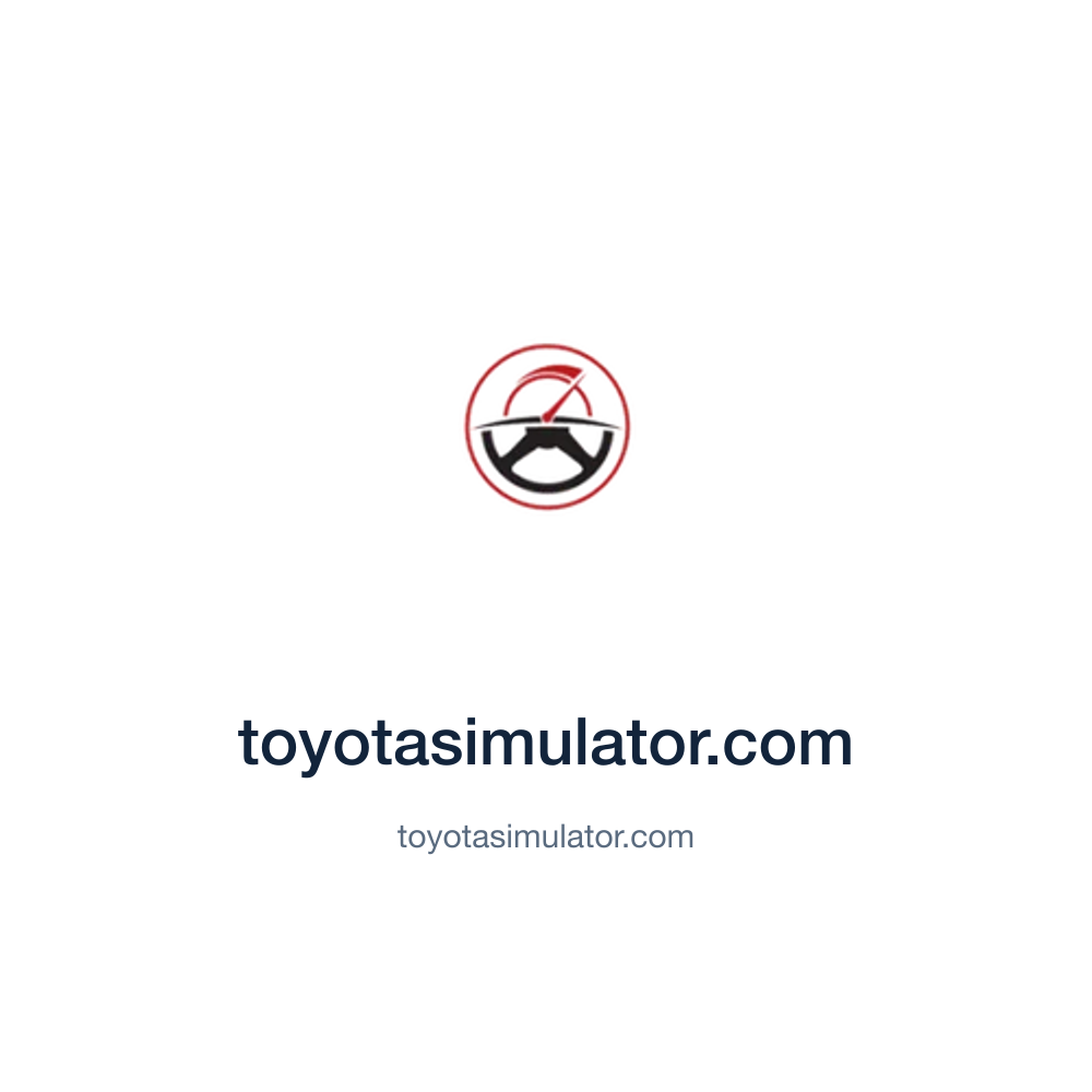 toyotasimulator.com — toyotasimulator.com press release placement