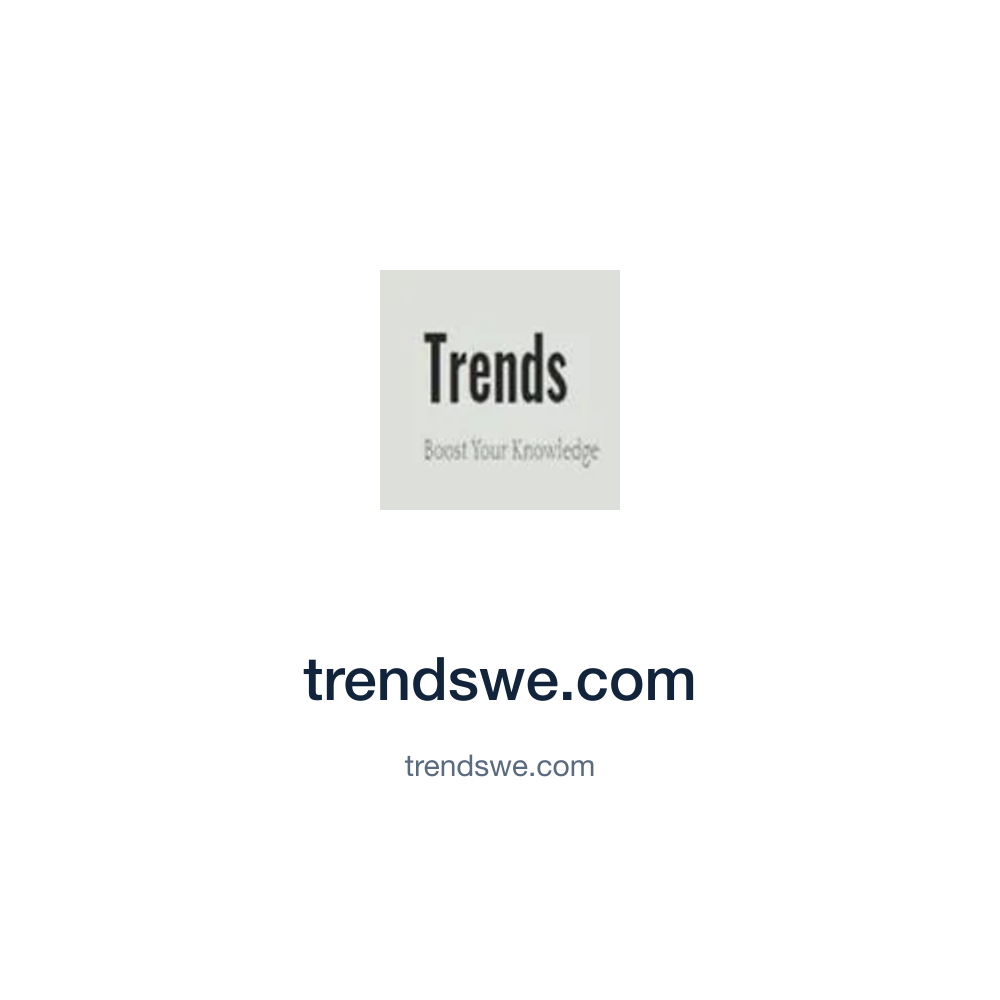 trendswe.com — trendswe.com press release placement