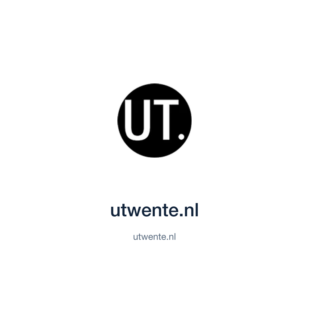 utwente.nl — utwente.nl press release placement