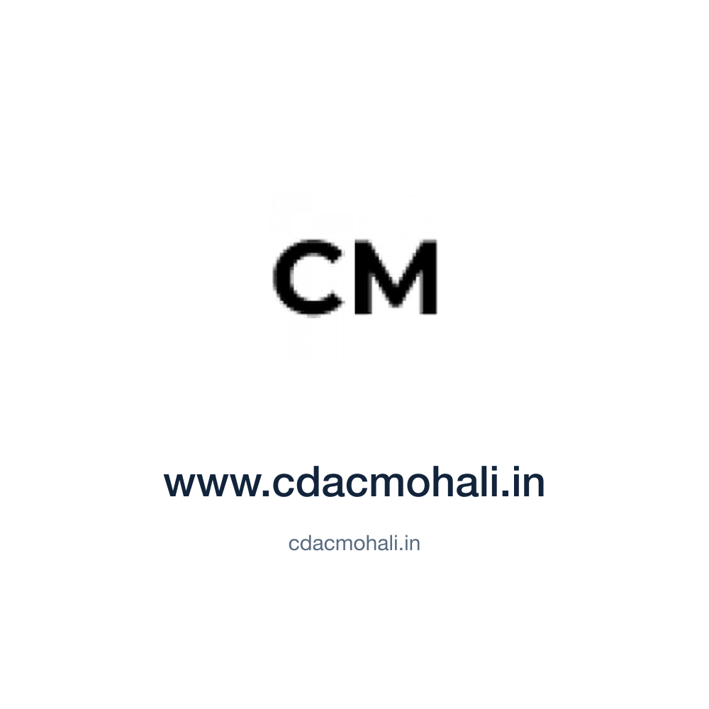 www.cdacmohali.in — cdacmohali.in press release placement