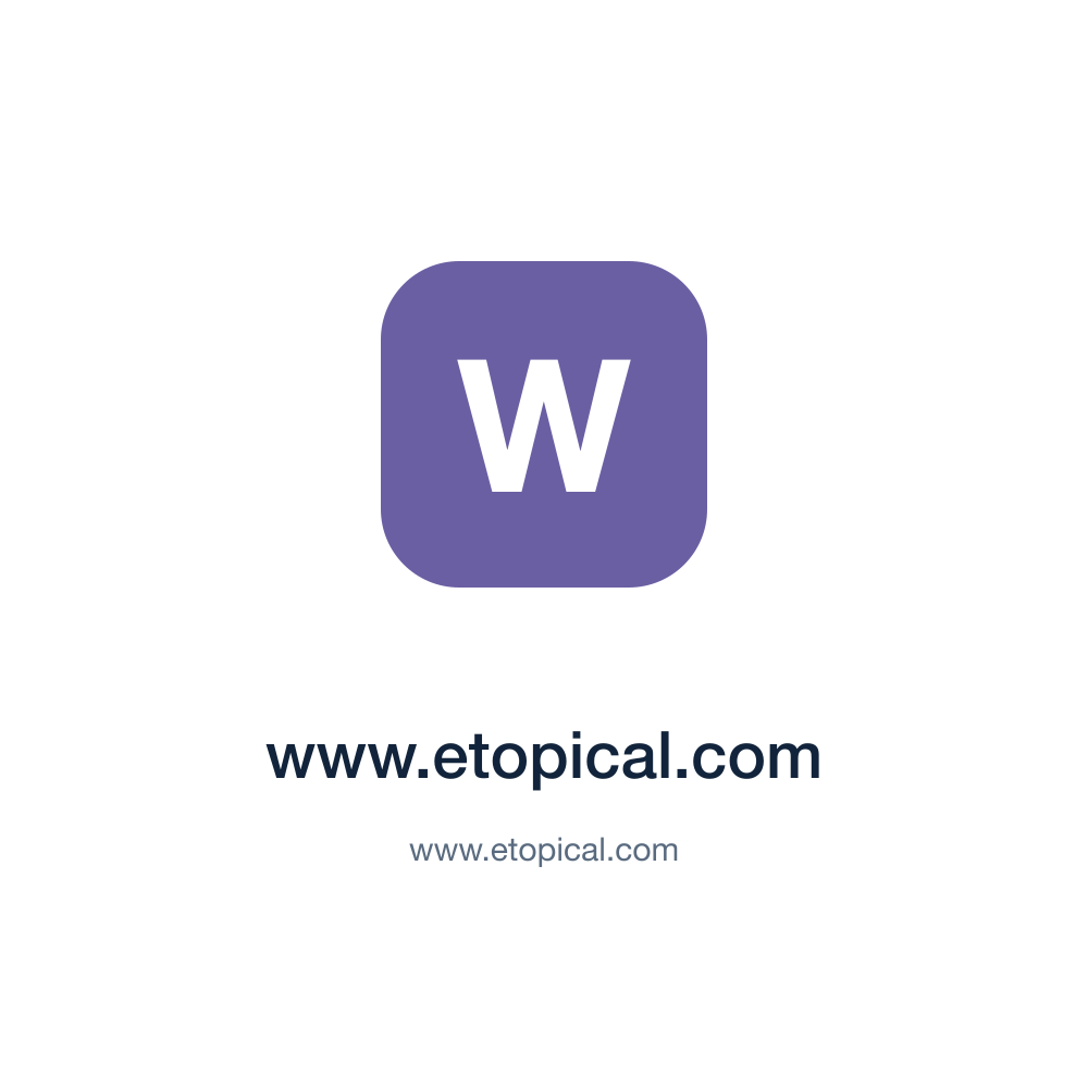 www.etopical.com — www.etopical.com press release placement