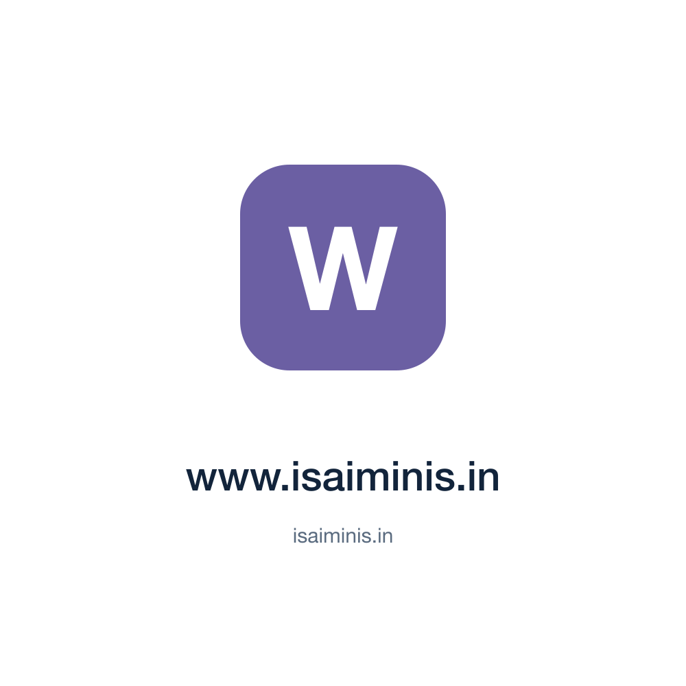 www.isaiminis.in — isaiminis.in press release placement