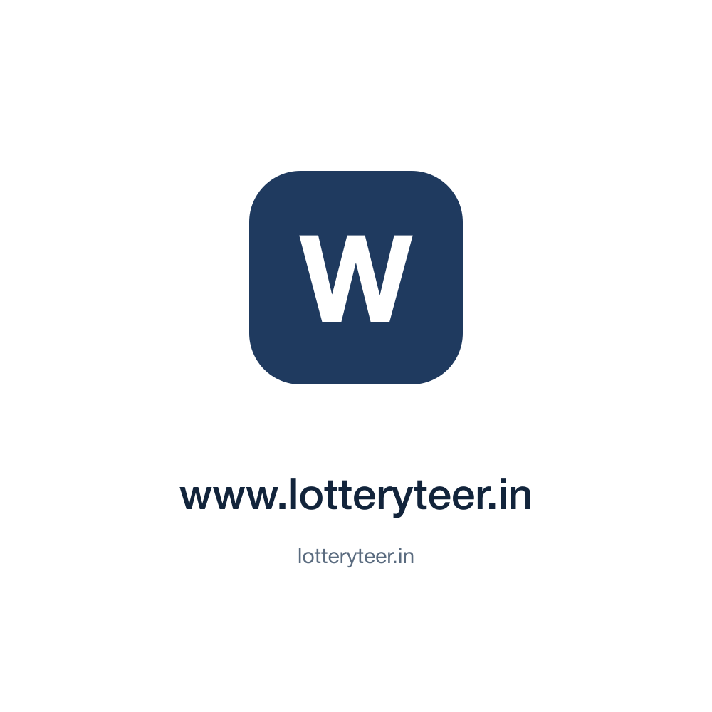 www.lotteryteer.in — lotteryteer.in press release placement