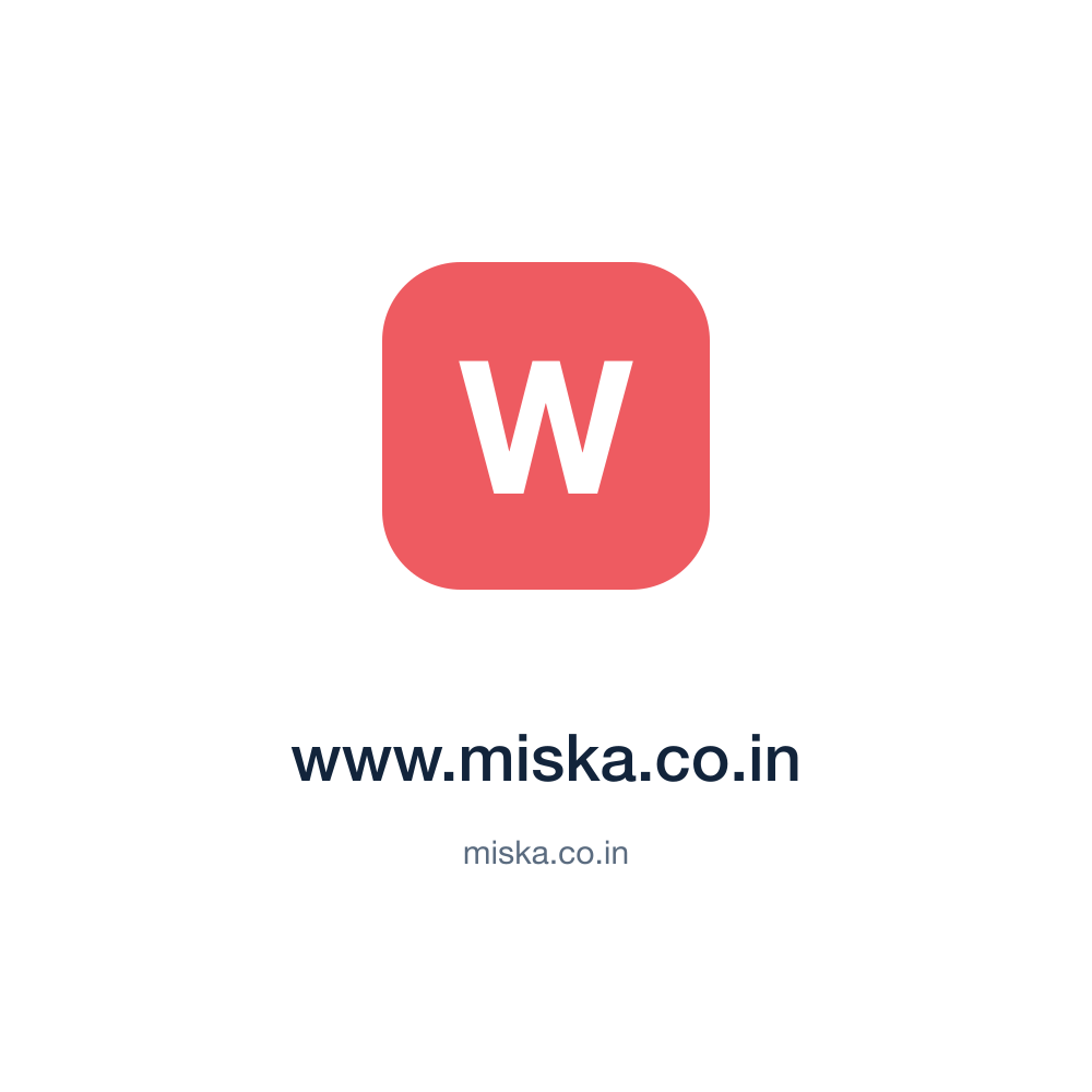www.miska.co.in — miska.co.in press release placement