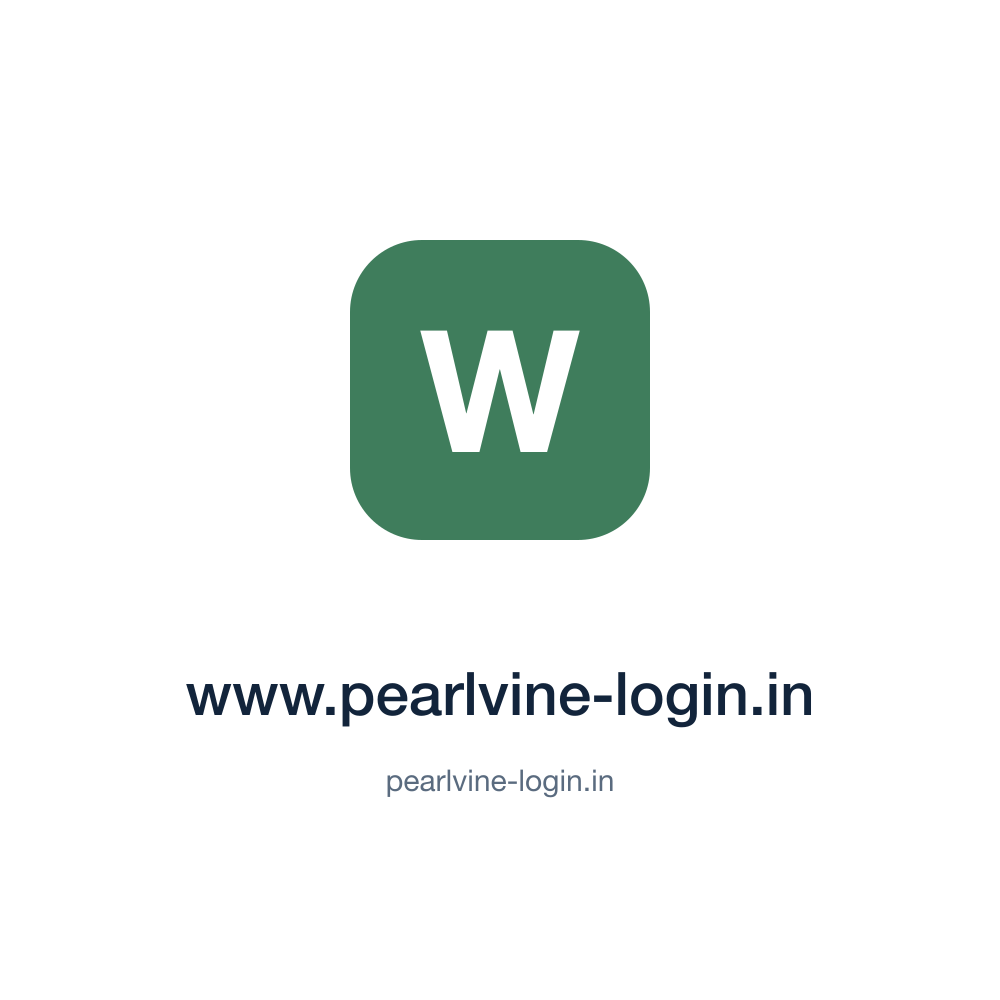 www.pearlvine-login.in — pearlvine-login.in press release placement