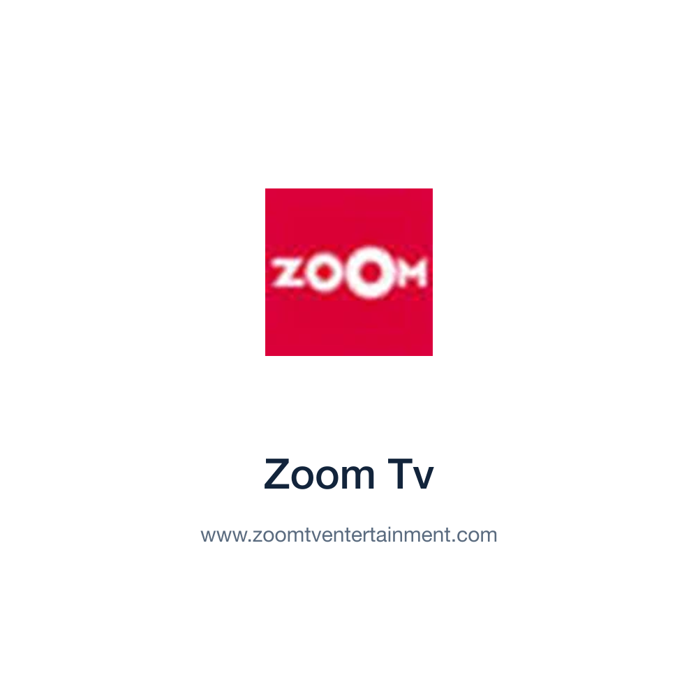 Zoom Tv — www.zoomtventertainment.com press release placement